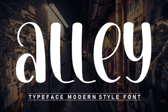 Alley: A Handwritten Font for Web Design