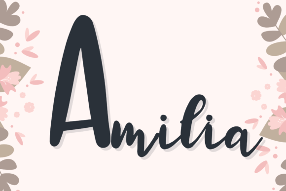 Amilia: A Handwritten Font for Creative Campaigns