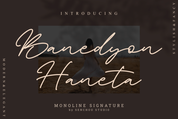 Banedyon Haneta: A Dazzling Script Font