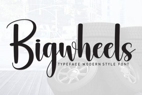 Bigwheels Font: A Handwritten Touch