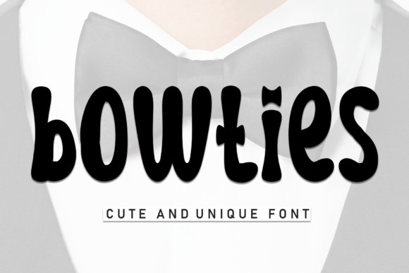 Bowties Font: Sweet & Stylish