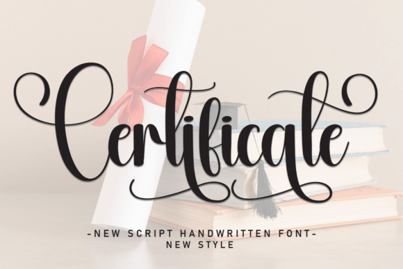 Certificate Font: A Sweet Touch for Digital Design