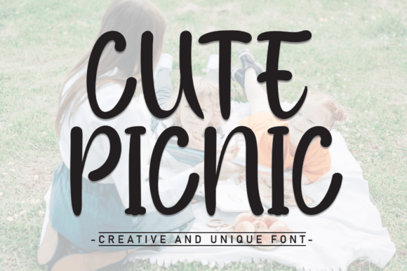 Cute Picnic Font for Creative Makers
