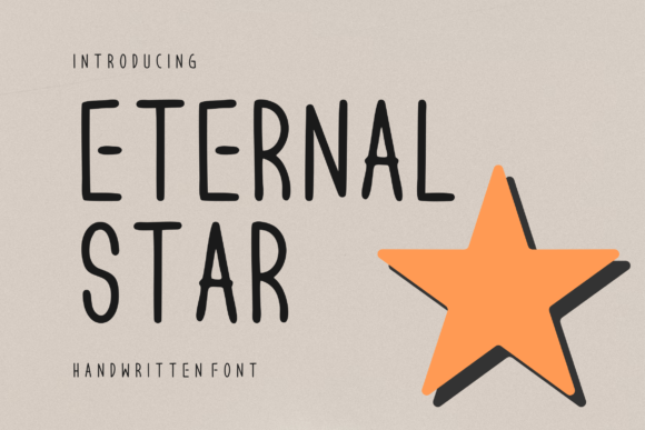 Eternalstar: A Bold Display Font for Creative Projects