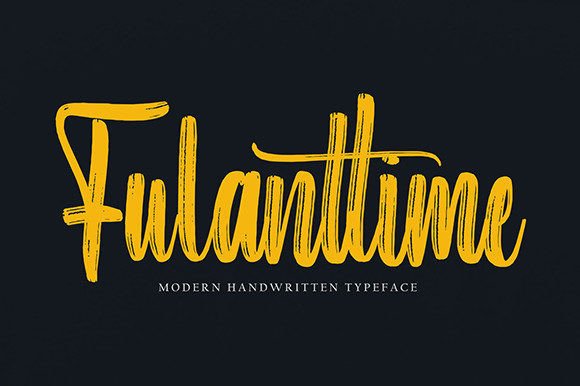 Fulanttime: A Stylish Script Font