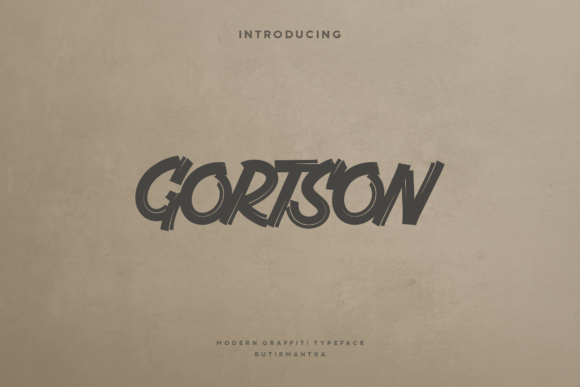 Gortson: Urban Handwritten Font