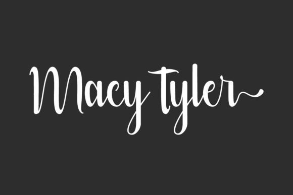 Macy Tyler: A Script Font for Creative Projects
