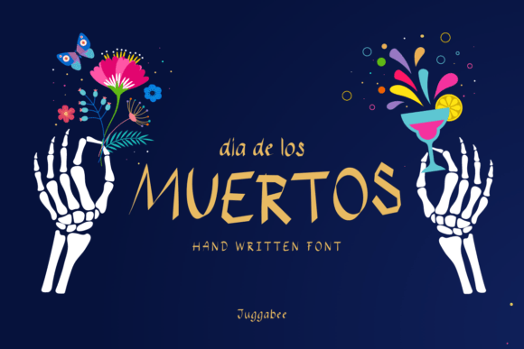 Muertos: A Handwritten Font for Web Design
