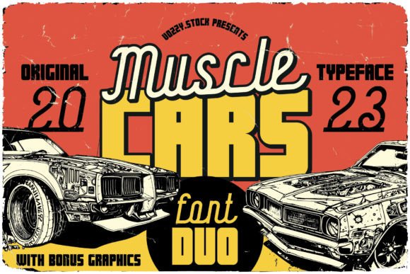 Muscle Cars Font for Bold Design