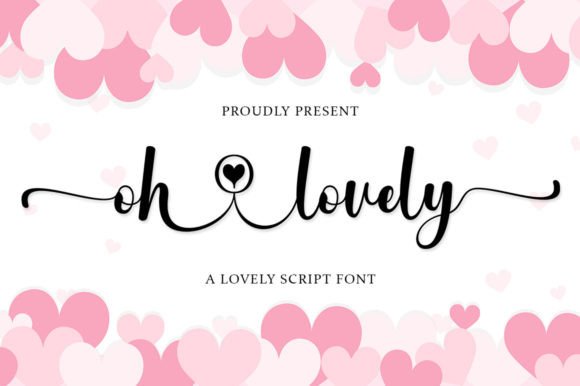 Oh Lovely: A Bouncy Script Font