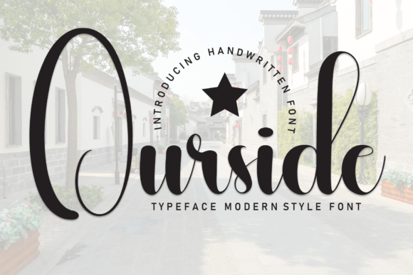 Ourside Font: Sweet & Stylish