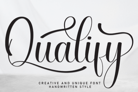 Qualify: A Sweet Handwritten Font