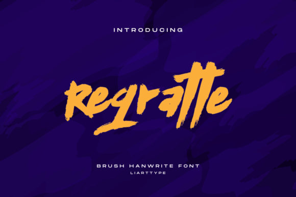 Regratte: A Handwritten Font for Digital Design