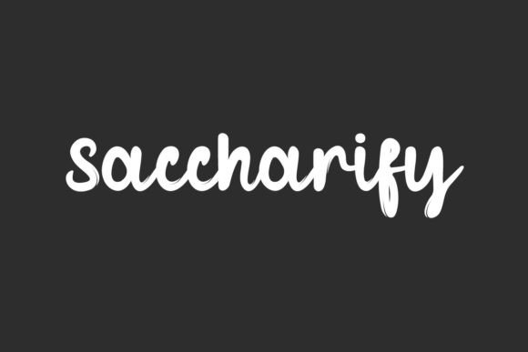 Saccharify: A Font for Creative Campaigns