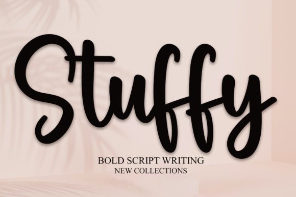 Stuffy: A Stylish Script Font for Crafters