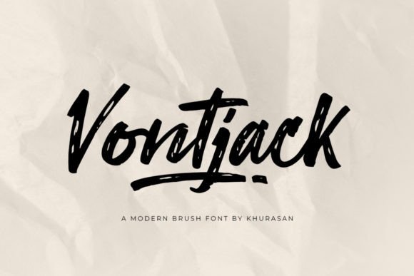 Vontjack: A Modern Brush Font