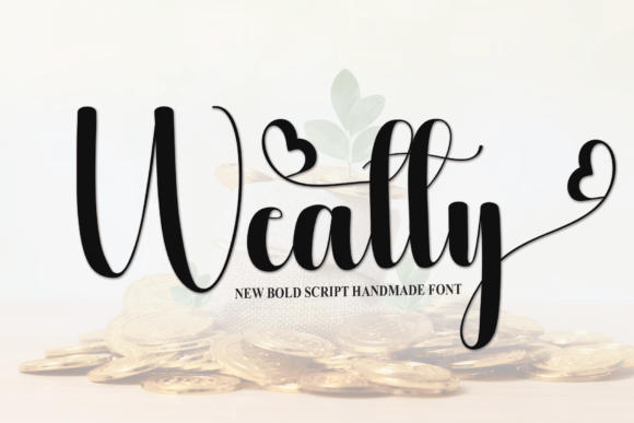 Wealty: A Handwritten Font for Business